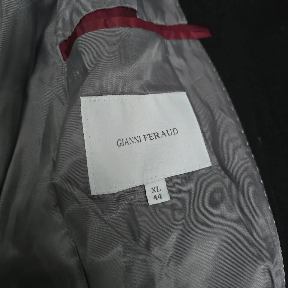 GIANNI FERAUD WOMEN'S WOOL COAT – LONG DARK GREY UK 14 (EU 44)