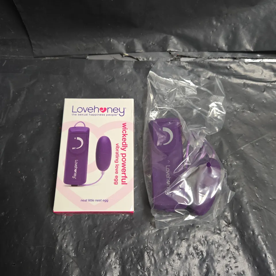 LOVEHONEY WICKEDLY POWERFUL VIBRATING LOVE EGG – PURPLE