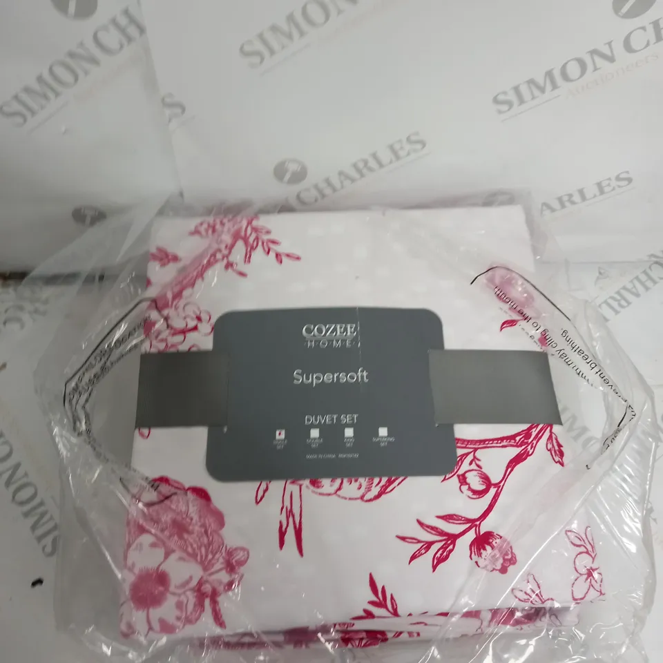 COZZEE HOME SUPERSOFT SINGLE DUVET SET 