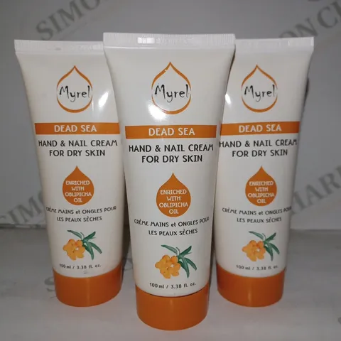 LOT OF APPROX 15 X 100ML MYREL DEAD SEA ENRICHED WITH OBLIPICHA OIL HAND & NAIL CREAM