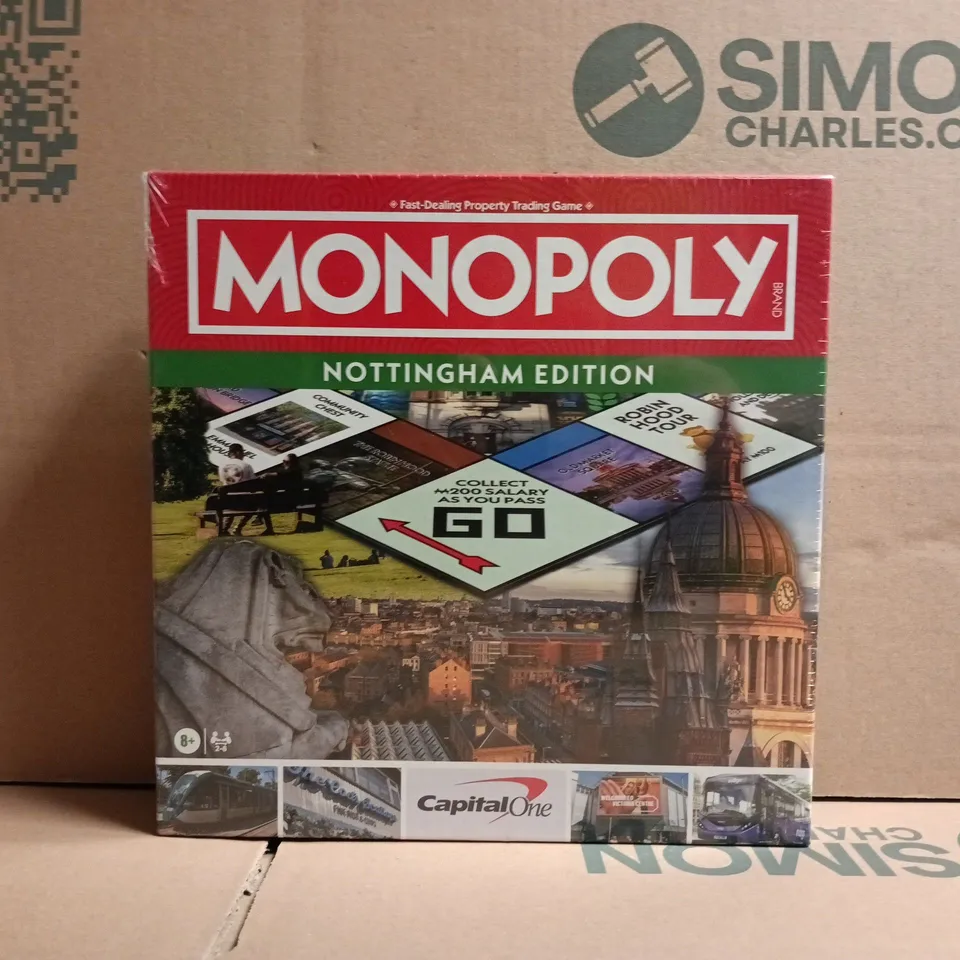 MONOPOLY NOTTINGHAM EDITION BOARD GAME