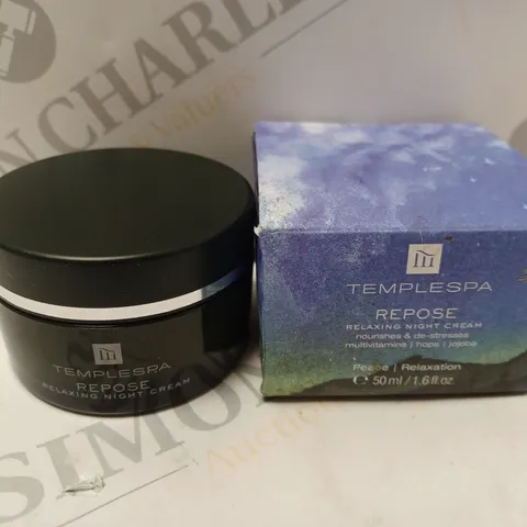 BOXED TEMPLESPA REPOSE RELAXING NIGHT CREAM 50ML