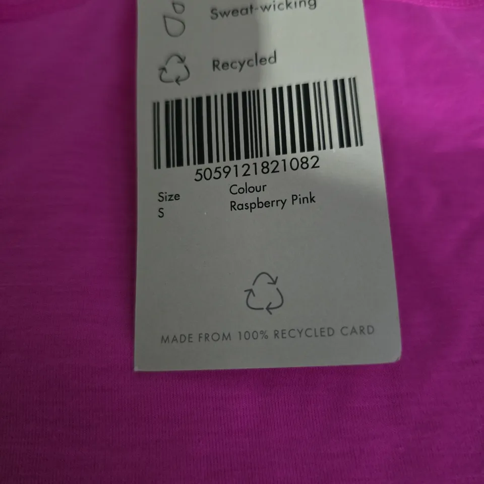 SWEATY BETTY LONDON WOMEN'S TOP – RASPBERRY PINK – UK SIZE S