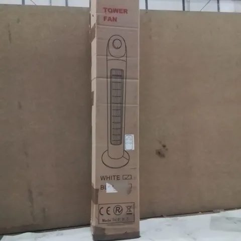 BOXED WHITE TOWER FAN