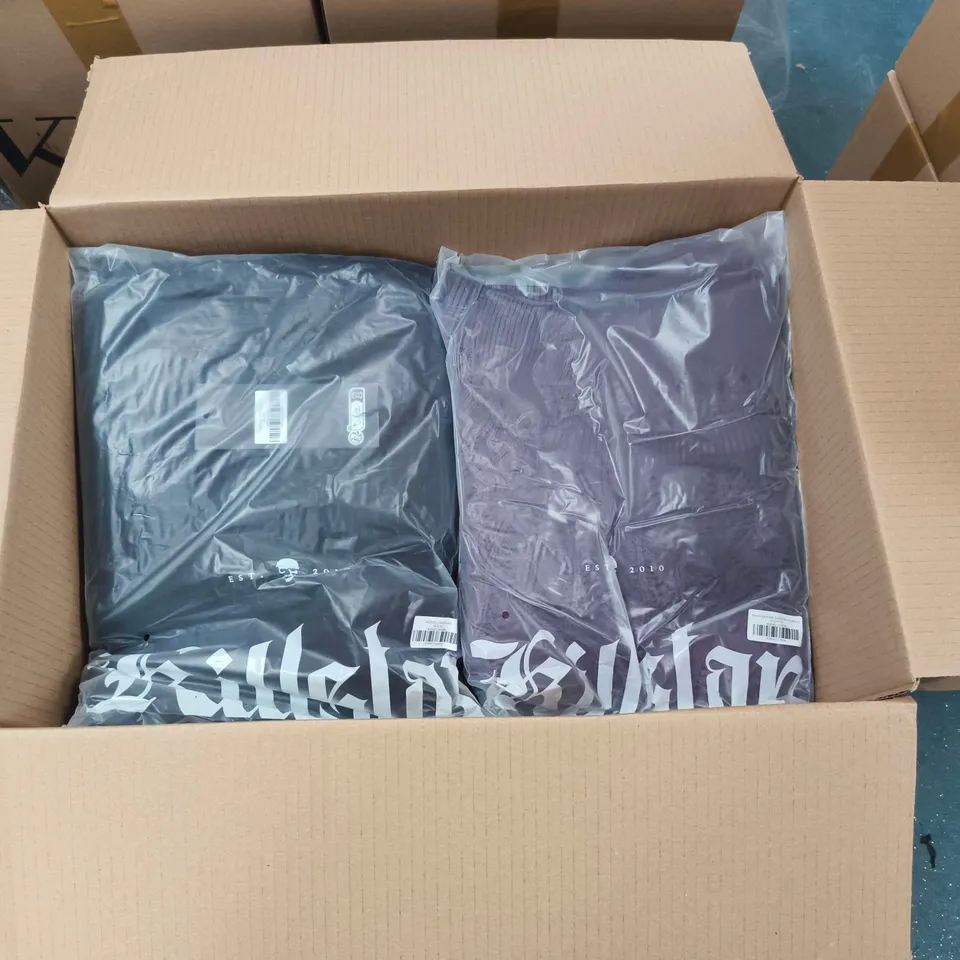 LOT OF APPROXIMATELY 15 BRAND NEW KILLSTAR CLOTHING ITEMS INCLUDES HAZEVIL CARDIGAN AND SHADOW WINE SWEATERS - VARIOUS SIZES