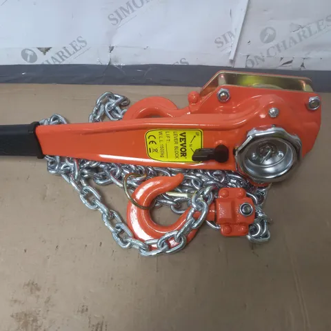 VEVOR MANUAL LEVER CHAIN HOIST 1.5 TON / COLLECTION ONLY