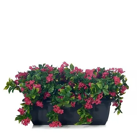 Outlet Garden Reflections Faux Crepe Myrtle Pre-lit Trailing Window Box