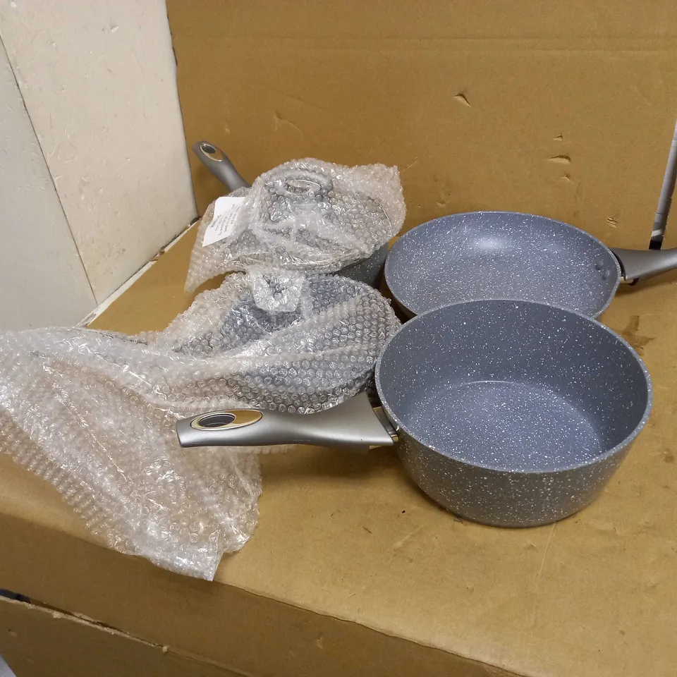 SALTER MARBLESTONE 4-PIECE NON-STICK PANS 