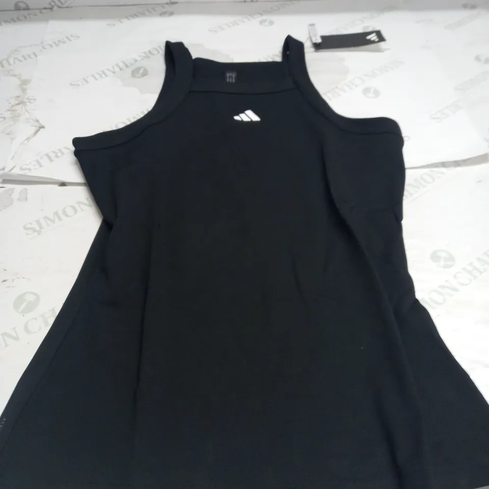 BLACK ADIDAS TANK TOP SIZE M