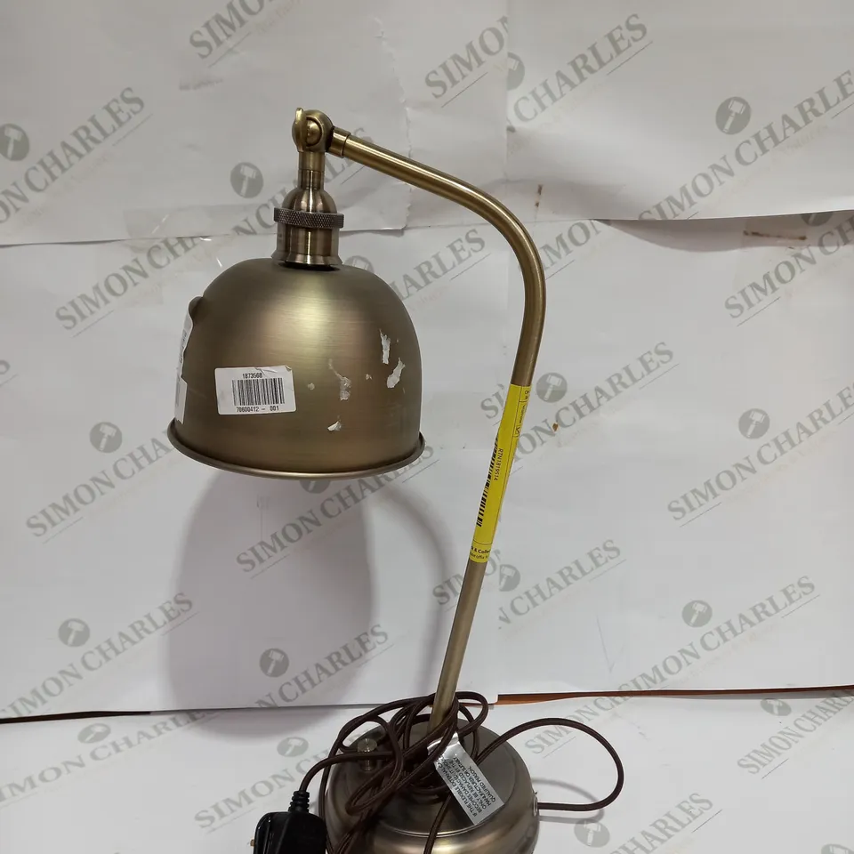 JOHN LEWIS BALDWIN BRASS DESK LAMP