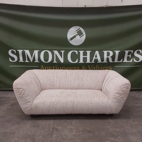 QUALITY DESIGNER ROCHE 3 SEATER OMBRA SAND FABRIC