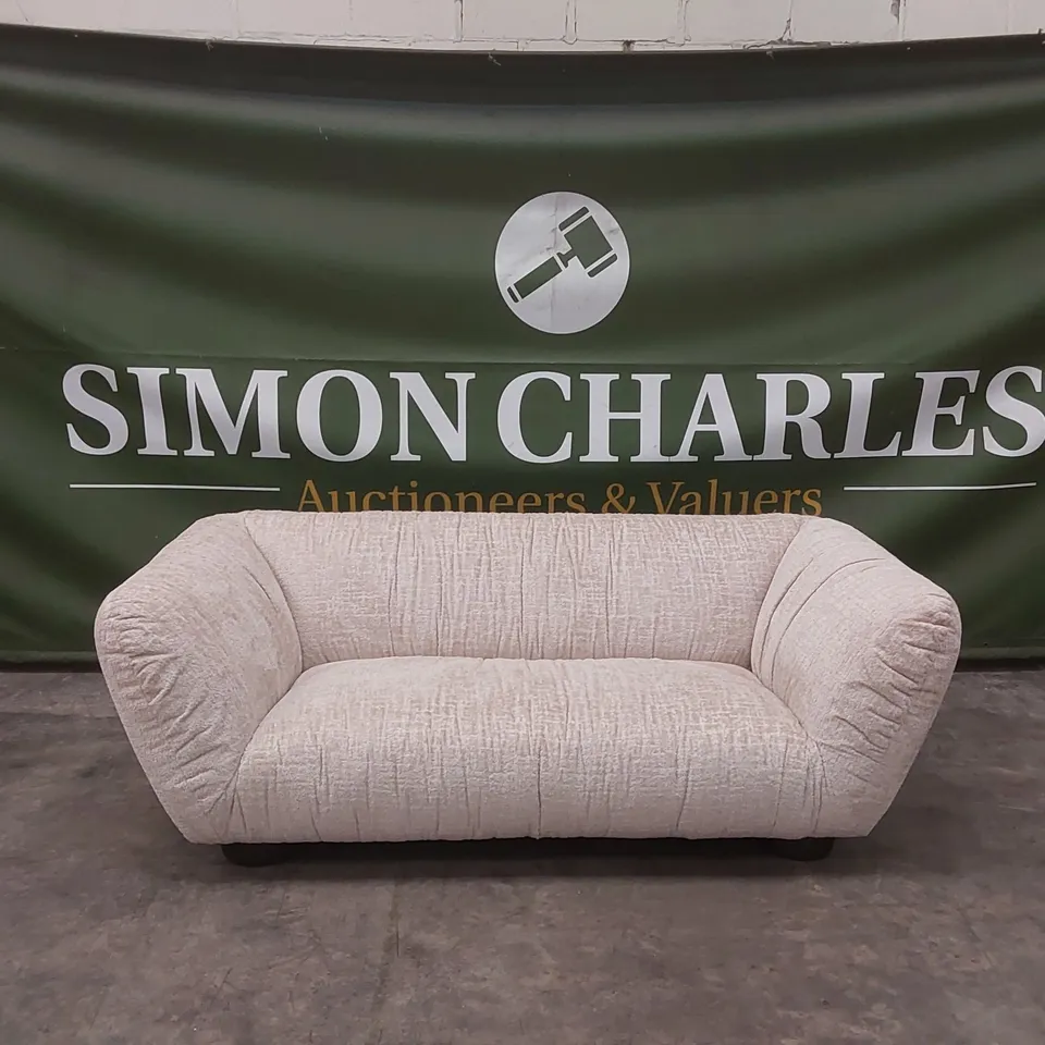 QUALITY DESIGNER ROCHE 3 SEATER OMBRA SAND FABRIC