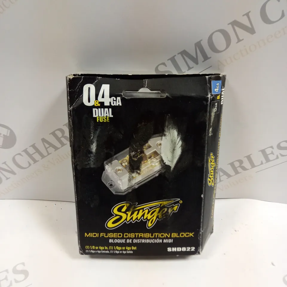 BOXED STINGER DUAL MIDI FUSE BLOCK SHD822