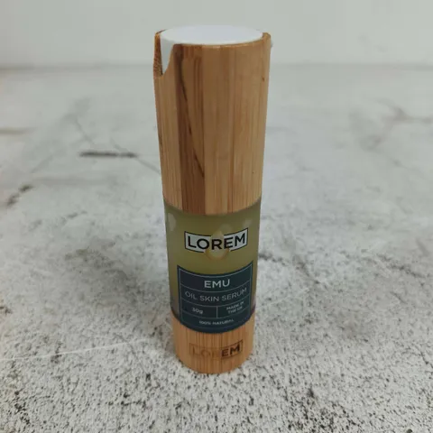 LOREM EMU OIL SKIN SERUM β 30G (BAMBOO CAP)