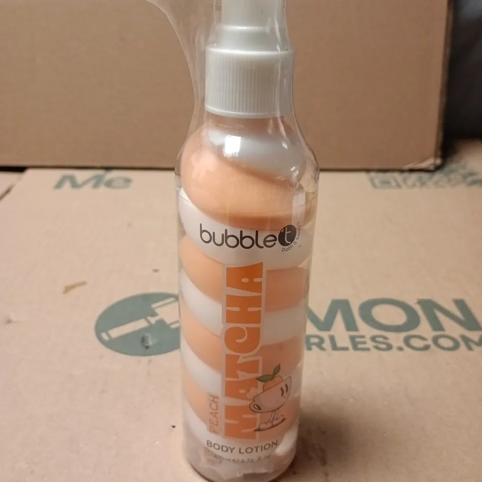 BUBBLE IT PEACH MATCHA BODY LOTION 200ML