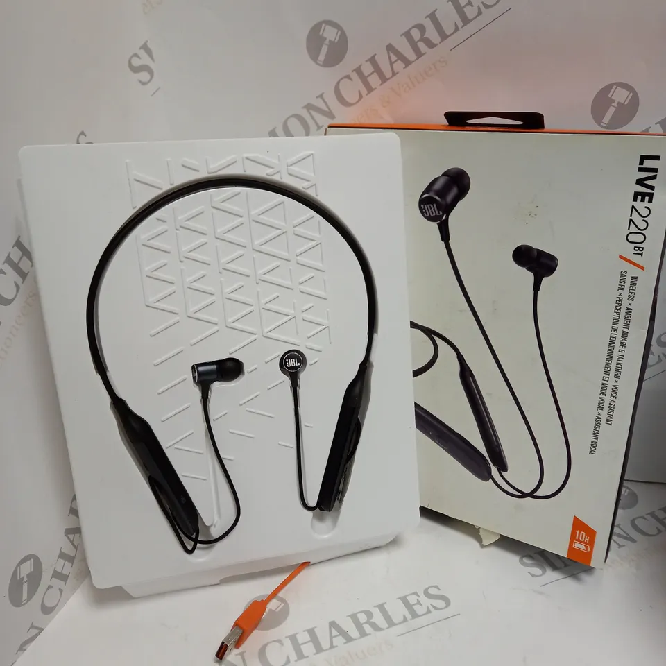 BOXED JBL LIVE 220BT WIRELESS BLUETOOTH EARPHONES 