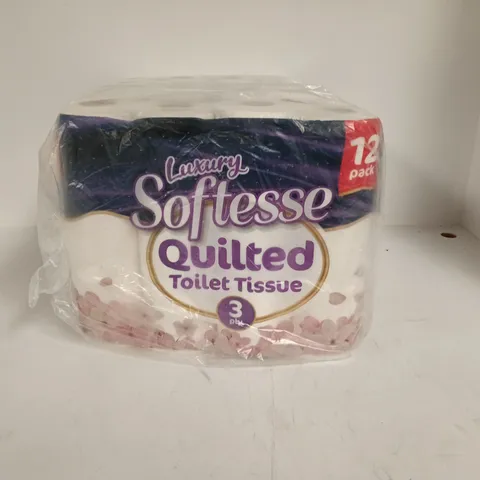 LOT OF 5 LUXURY SOFTESSE QUILTED TOILET TISSUES - 5 X 12 PACKS