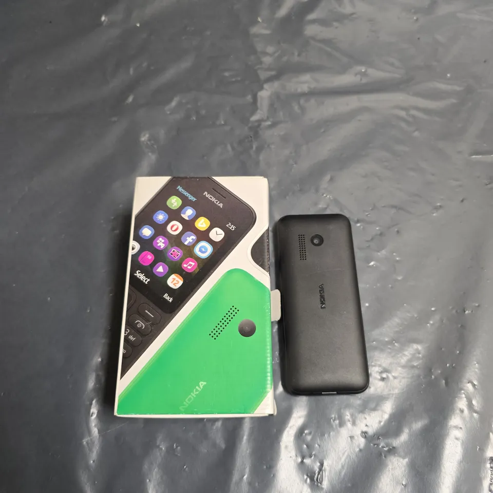 NOKIA 215 MOBILE PHONE – BLACK, WITH ORIGINAL BOX