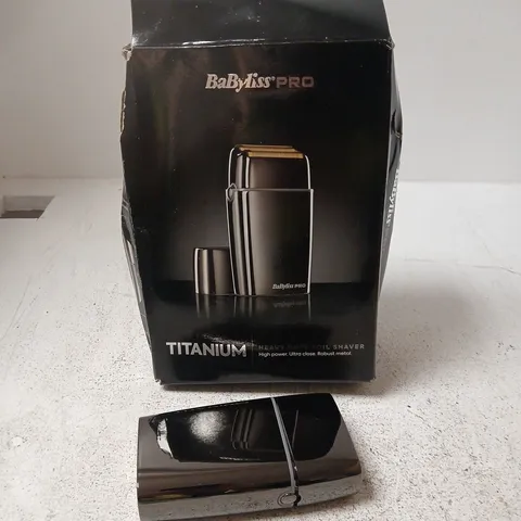 BABYLISS PRO TITANIUM HEAVY DUTY FOIL SHAVER