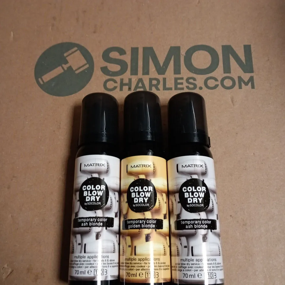 BOX OF APPROXIMATELY 20 ASSORTED MATRIX BLOW DRY TEMP COLOUR