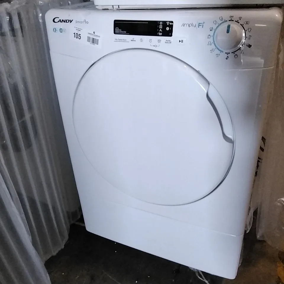 DESIGNER CANDY GVSH9A2DCE SMART FREESTANDING HEAT PUMP TABLE DRYER