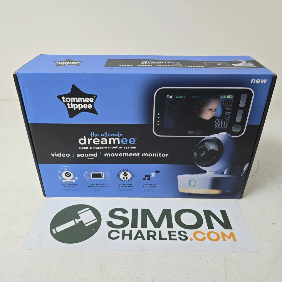 TOMMEE TIPPEE DREAMMEE VIDEO BABY MONITOR SYSTEM – BOXED
