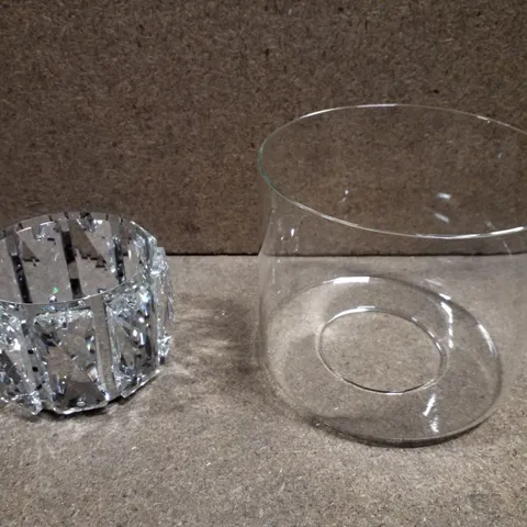 BOXED CLEAR ACRYLIC PENDANT SHADE