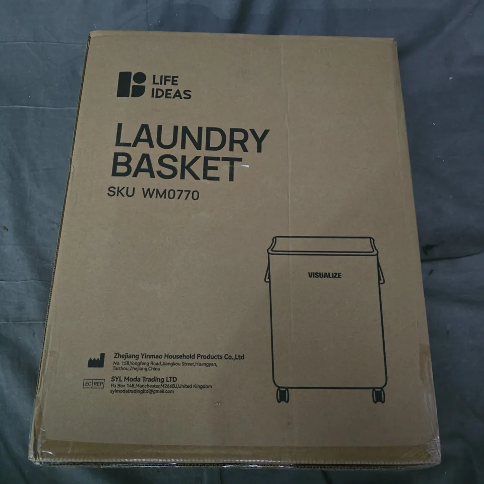 Life Ideas Laundry Basket – Boxed (SKU WM0770)