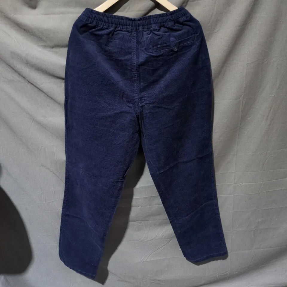 SEASALT CORNWALL MEN'S MIDSHIPMAN TROUSER - ORGANIC COTTON NAVY SIZE M UK