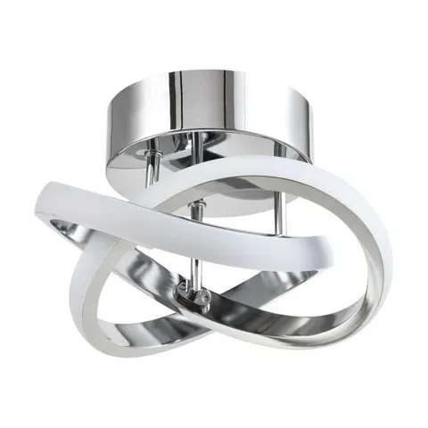 BOXED LED SEMI FLUSH MOUNT - CHROME (1 BOX)