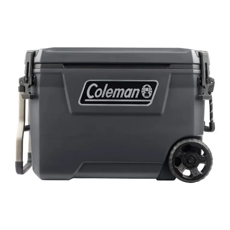 BOXED COLEMAN CONVOY WHEELED FOOD AND DRINKS COOLER GREY 65QT