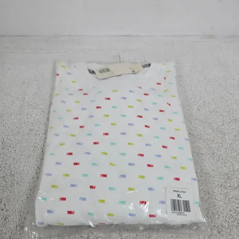 BAGGED LEVIS LOGO PATTERN JUMPER - SIZE XL
