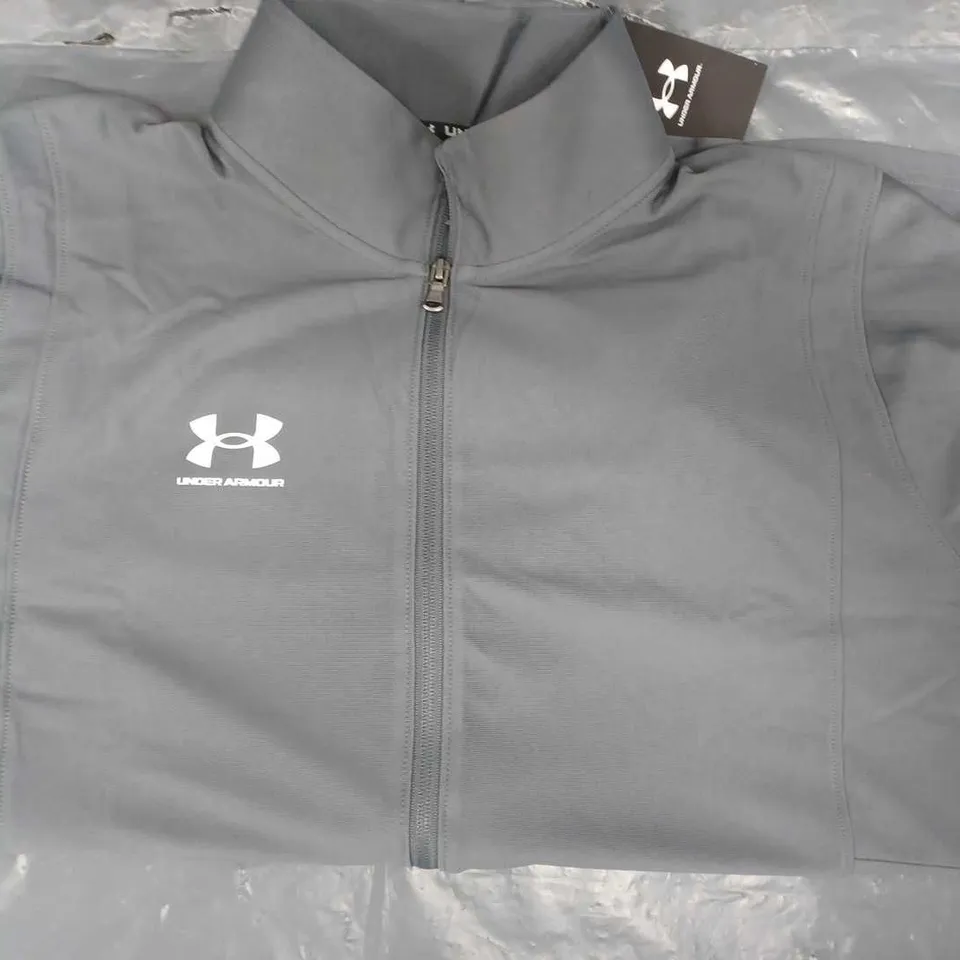 ADIDAS TRACKSUIT ZIP-UP TOP IN GREY SIZE XL