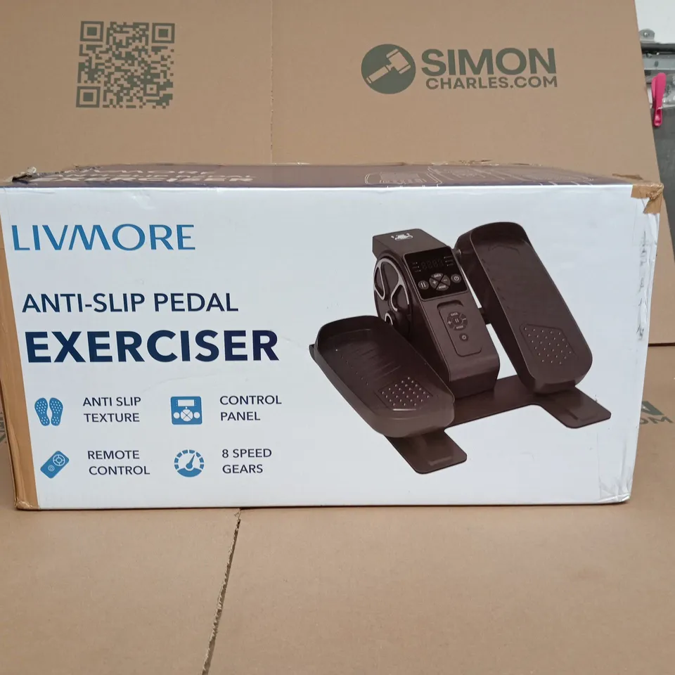 LIVMORE ANTI SLIP PEDAL EXERCISER BOXED