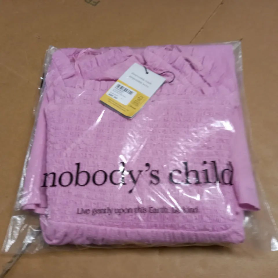BAGGED NOBODYS CHILD ELIZA MINI DRESS IN PINK - 8