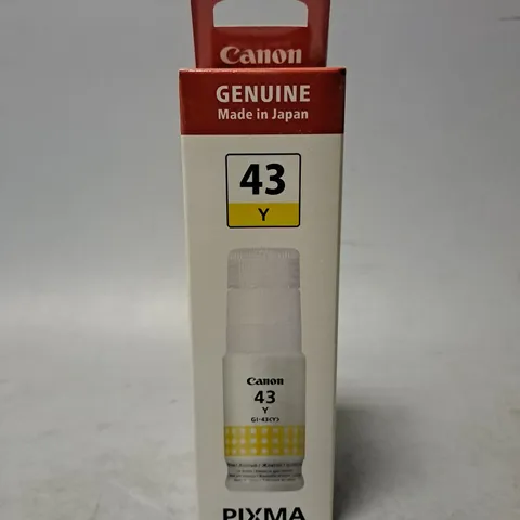 BOX OF APPROXIMATELY 35 PIXMA 43Y INK BOTTLE 