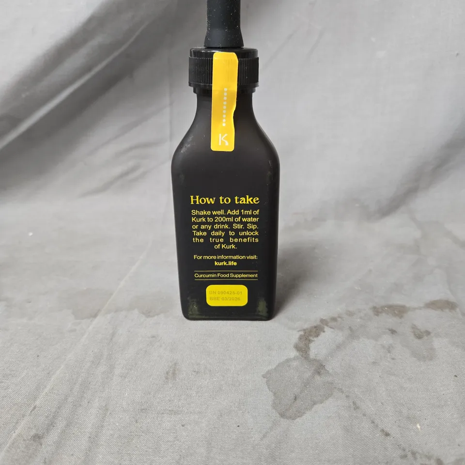 KURK CURCUMIN FOOD SUPPLEMENT – ORANGE, 95 ML