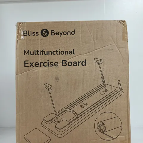 BLISS & BEYOND MULTIFUNCTIONAL EXERCISE BOARD – BOXED WITH NON-SLIP YOGA MAT
