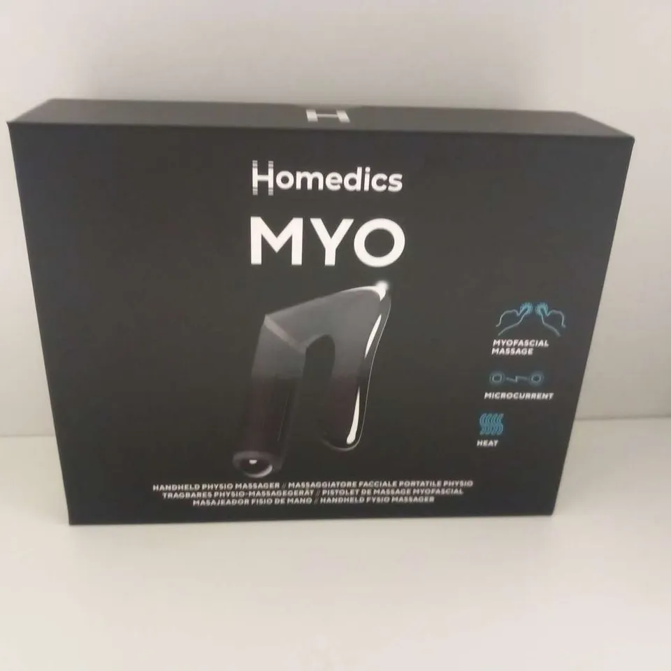 BRAND NEW BOXED HOMEDICS MYO HANDHELD PHYSIO MASSAGER 