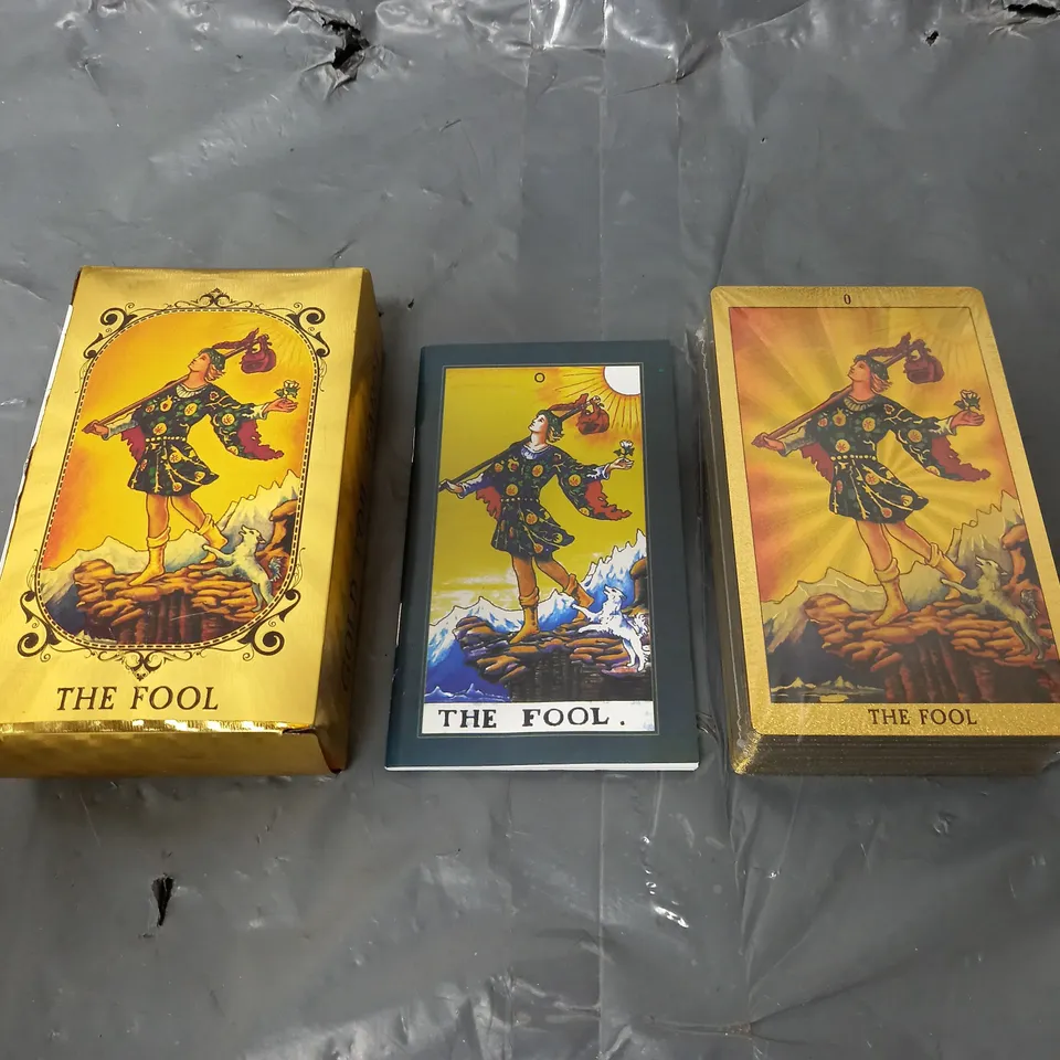 SEALED GOLD FOIL TAROT DECK