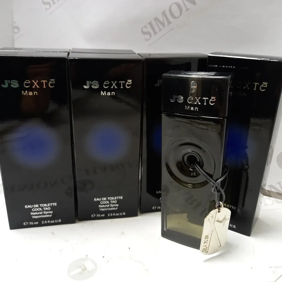 LOT OF 6 X 75ML EXTÈ J'S EXTÈ COOL TAG MEN'S EAU DE TOILETTE