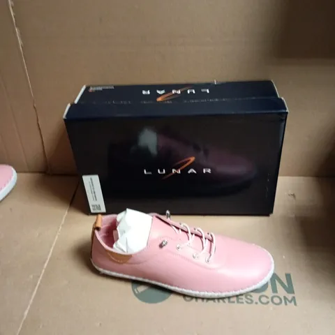 BOXED LUNAR CANDY PINK SHOES - EUR SIZE 38 