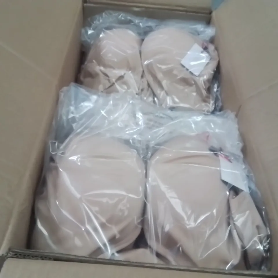 BOX CONTAINING APPROXIMATELY 15  BRAND NEW MAGISCULPT ALMOND WOMEN'S BODYSUIT 42DD