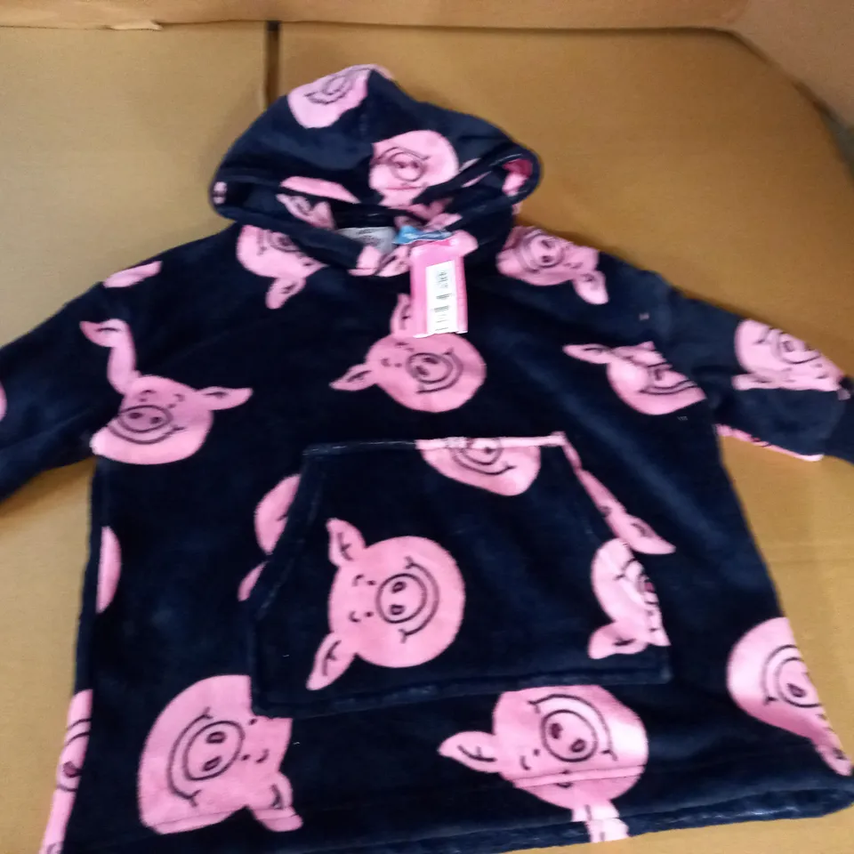 M&S PERCY PIG COSY HOODIE - 3/4 YEARS
