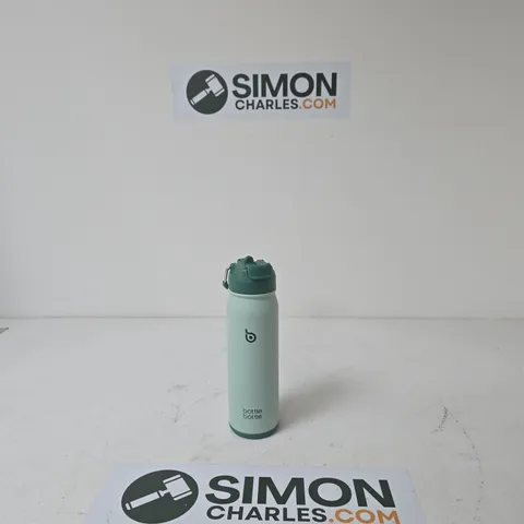 BOTTLE BOTTLE LIGHT GREEN INSULATED WATER BOTTLE WITH DARK GREEN CAP 