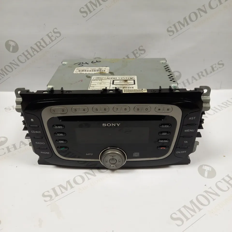 SONY VP6M2F VEHICLE AUDIO SYSTEM - FORD 