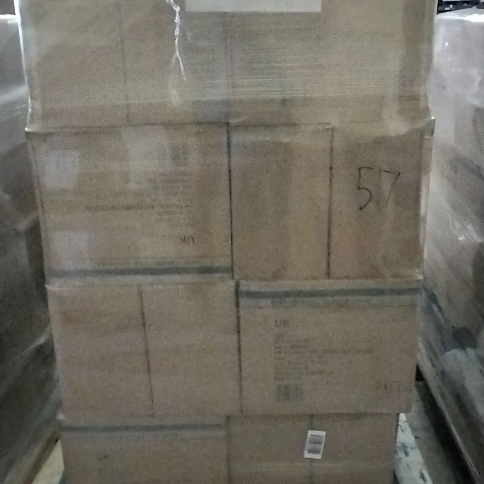 PALLET OF APPROXIMATELY 32 X BOXES OF BRAND NEW GEORGE HOME 500ML MINT CERAMIC CLIP LID JARS - 24 JARS PER BOX 