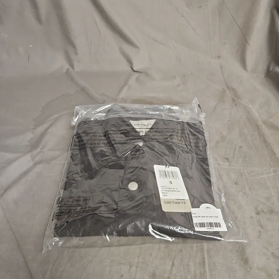 CARHARTT W' SIMPLE SHIRT JAC BLACK – UK S