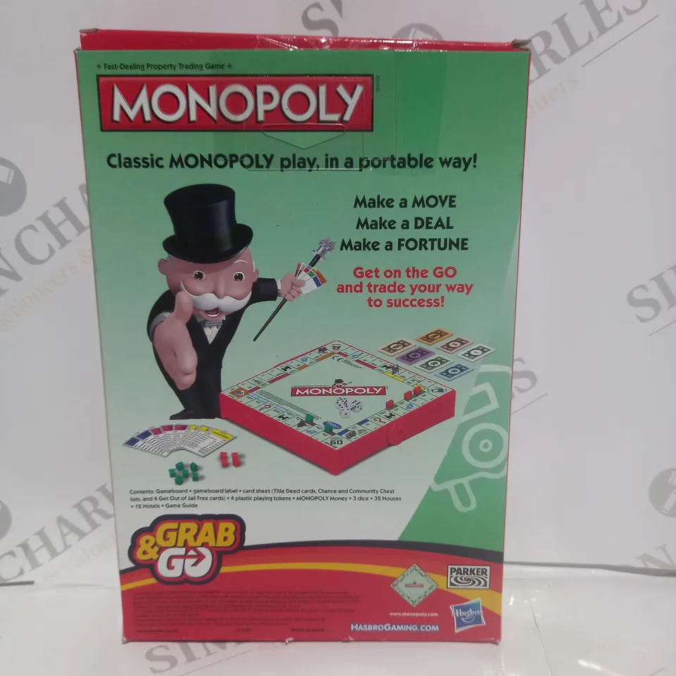 monopoly grab and go  RRP £7.99