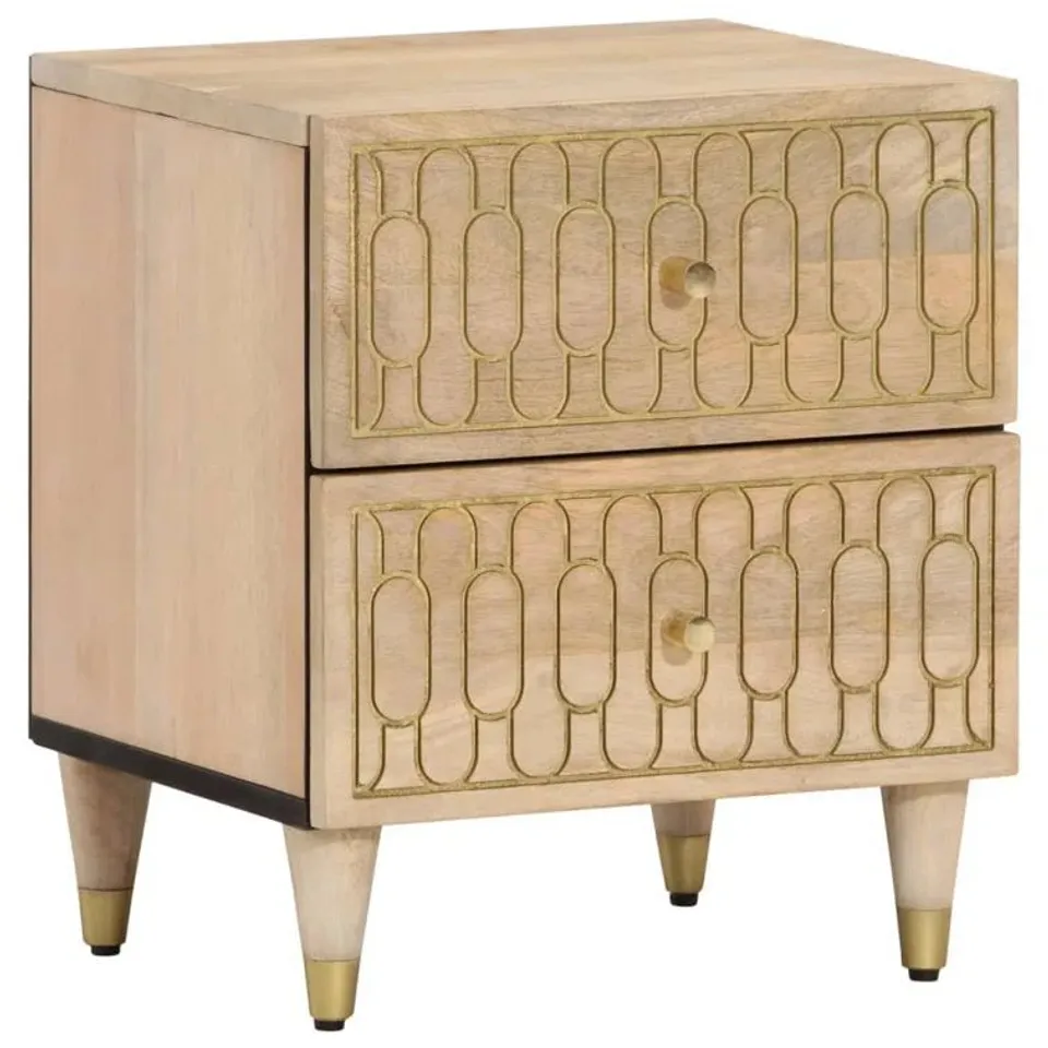 BOXED PATRYCIA BEDSIDE TABLE (1 BOX)